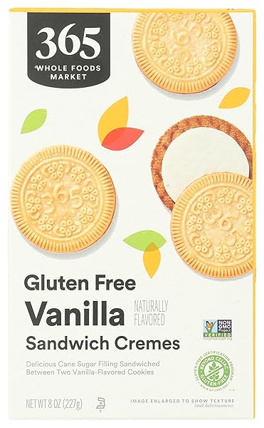 365 BY WHOLE FOODS MARKET, VANILLA SANDWICH CREMES,...
