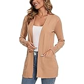 Spicy Sandia Women's Cardigan Sweaters Long Dressy Casual Lightweight Open Front Knit Cardigans for Spring Early Fall
