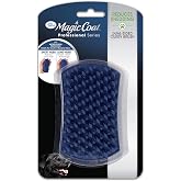 Four Paws Magic Coat Professional Series Dual-Sided Curry Brush for Dogs | Dog brush with antimicrobial protection, reduces shedding, removes loose hair, cleans &amp; massages, use on wet or dry coats