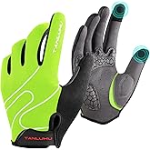 Tanluhu Cycling Gloves Mountain Bike Gloves Biking Gloves for Men Women Outdoor Full Finger Workout Gloves Touch Screen Anti-Slip Shock-Absorbing MTB Gloves Road Bicycle Gloves