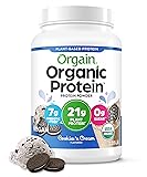 Orgain Organic Vegan Protein Powder, Cookies 'n