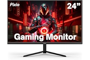 Pixio PX248 Prime Advanced 24" 144Hz FHD 1080p 1ms GTG Fast Nano IPS Gaming Monitor with AMD FreeSync Premium