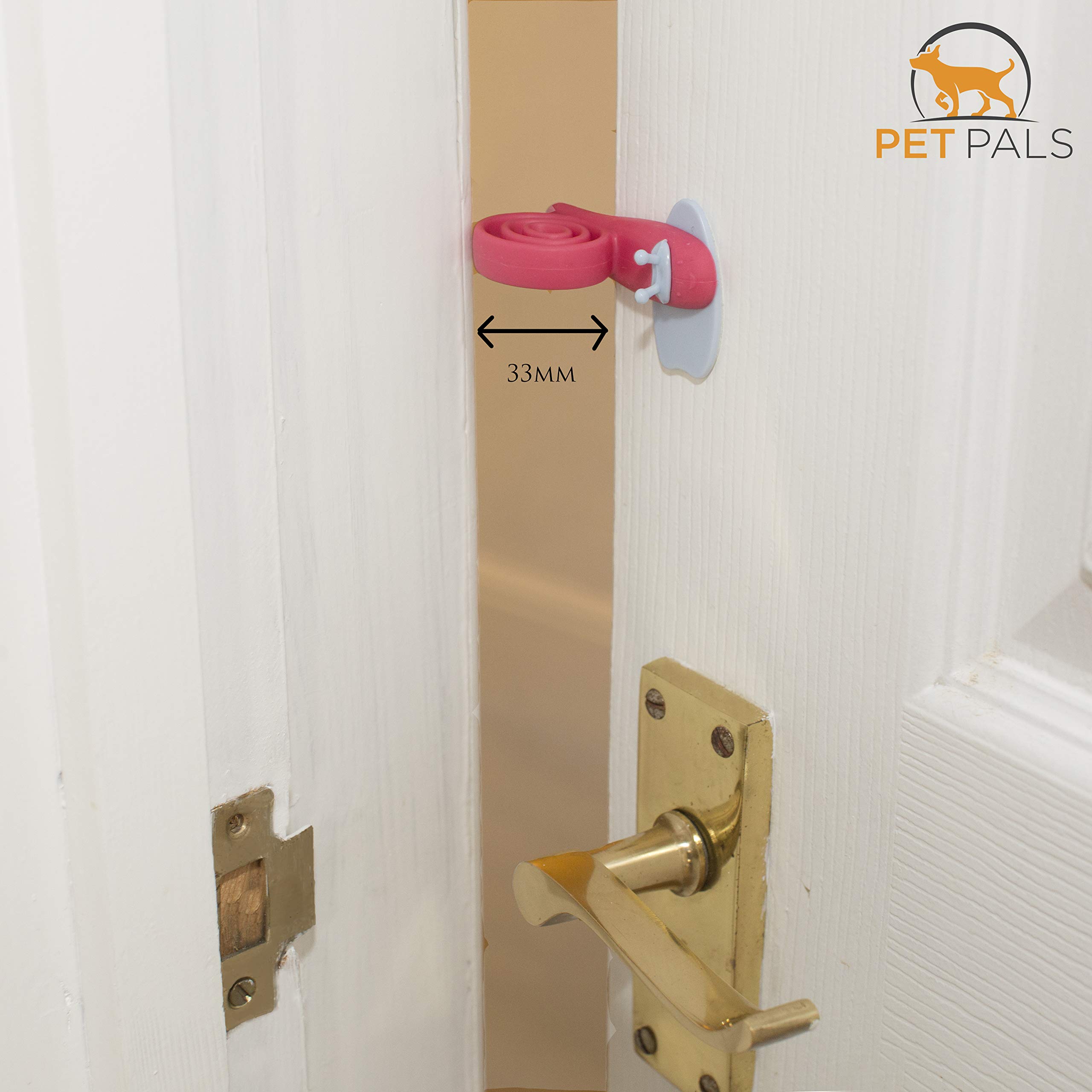 Door Stopper PET PALS, 6pcs Cute Colourful Compact Snail Design Adjustable Baby Kids Safety Protector Doorstop Proofing Finger Pinch Guard (Door Stopper)