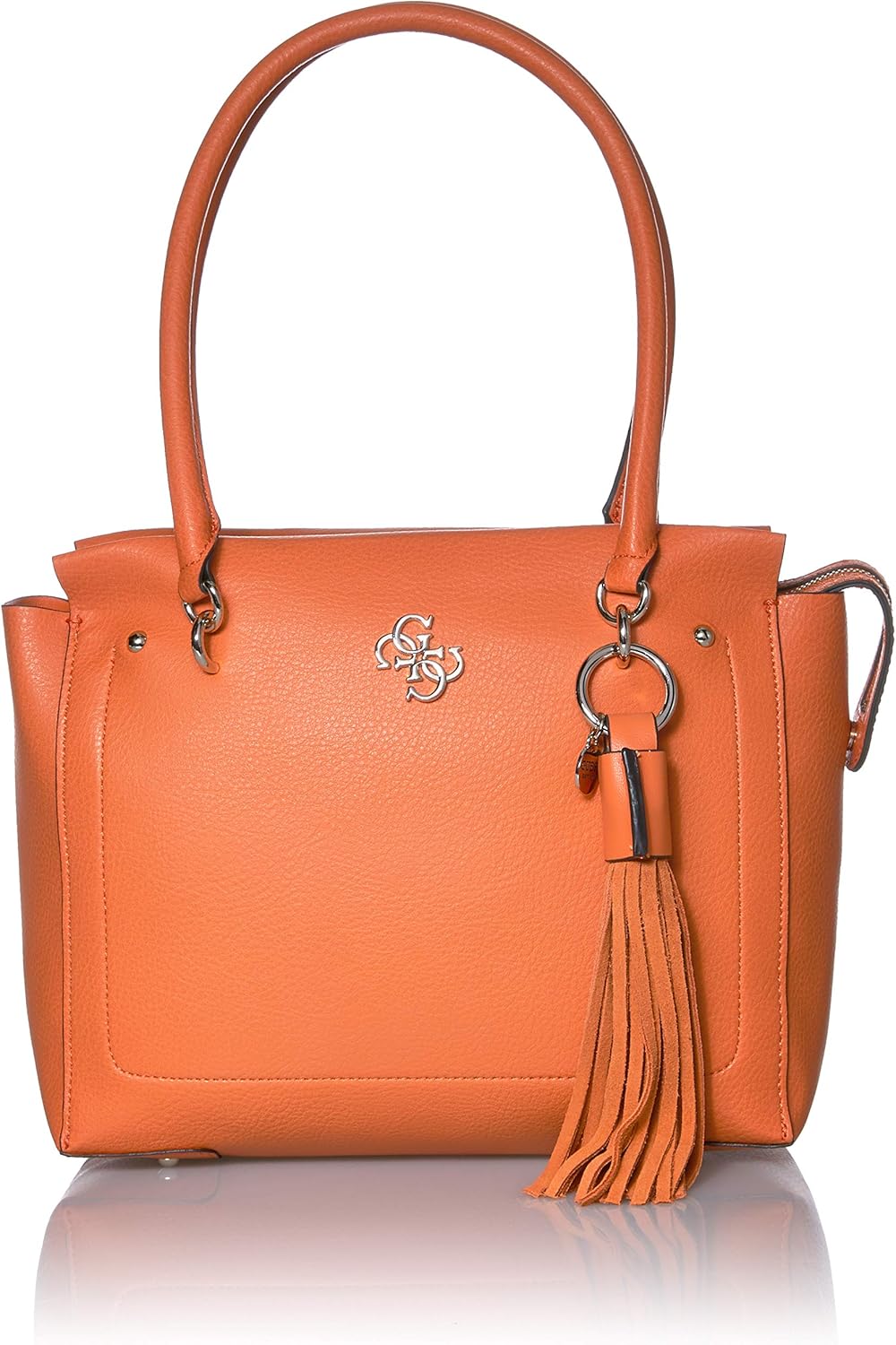 mango pebbled tote bag