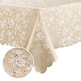 Smiry Rectangle Table Cloth, Waterproof Heavy Duty