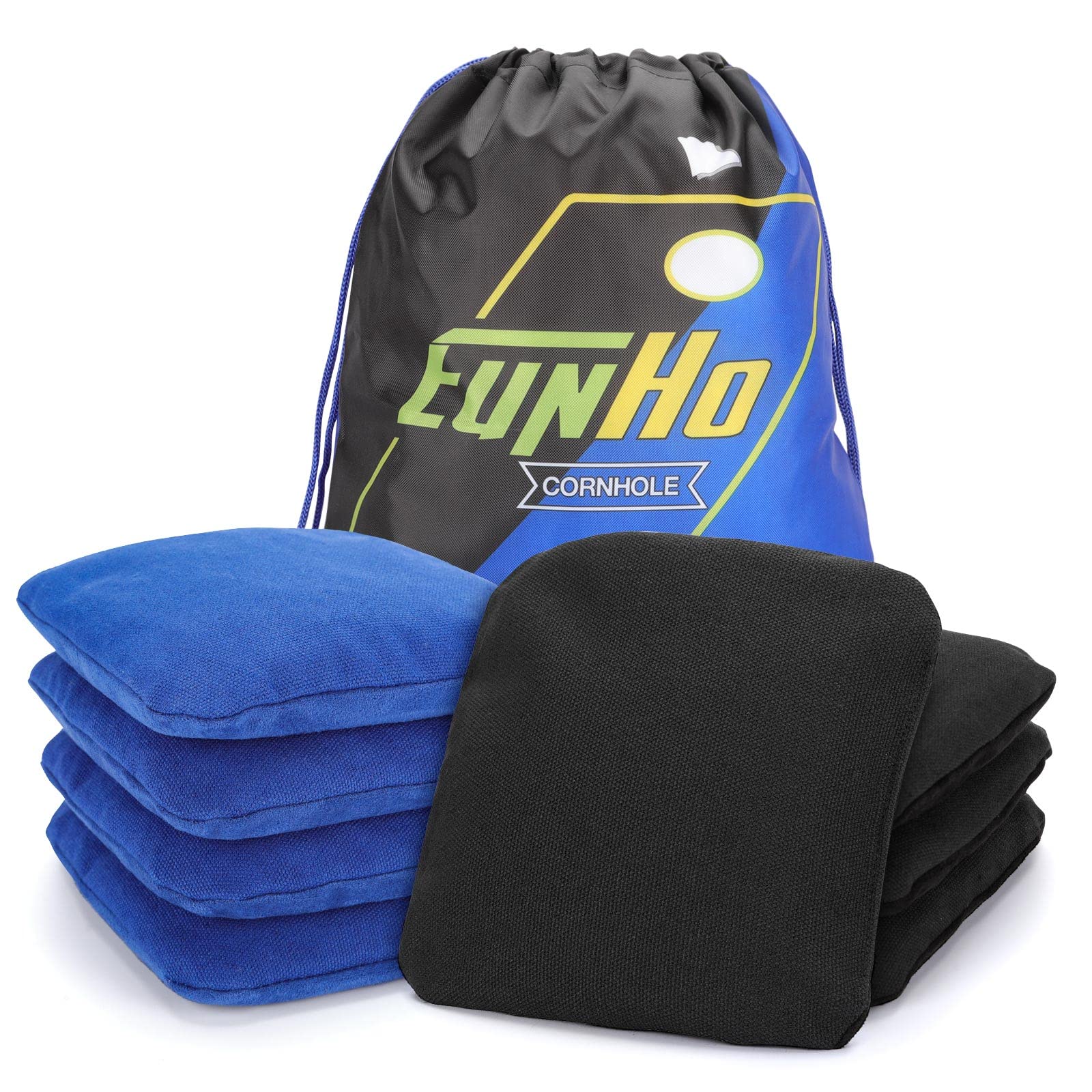 EunHo Dual Sided Cornhole Bags Set of 8 Regulation
