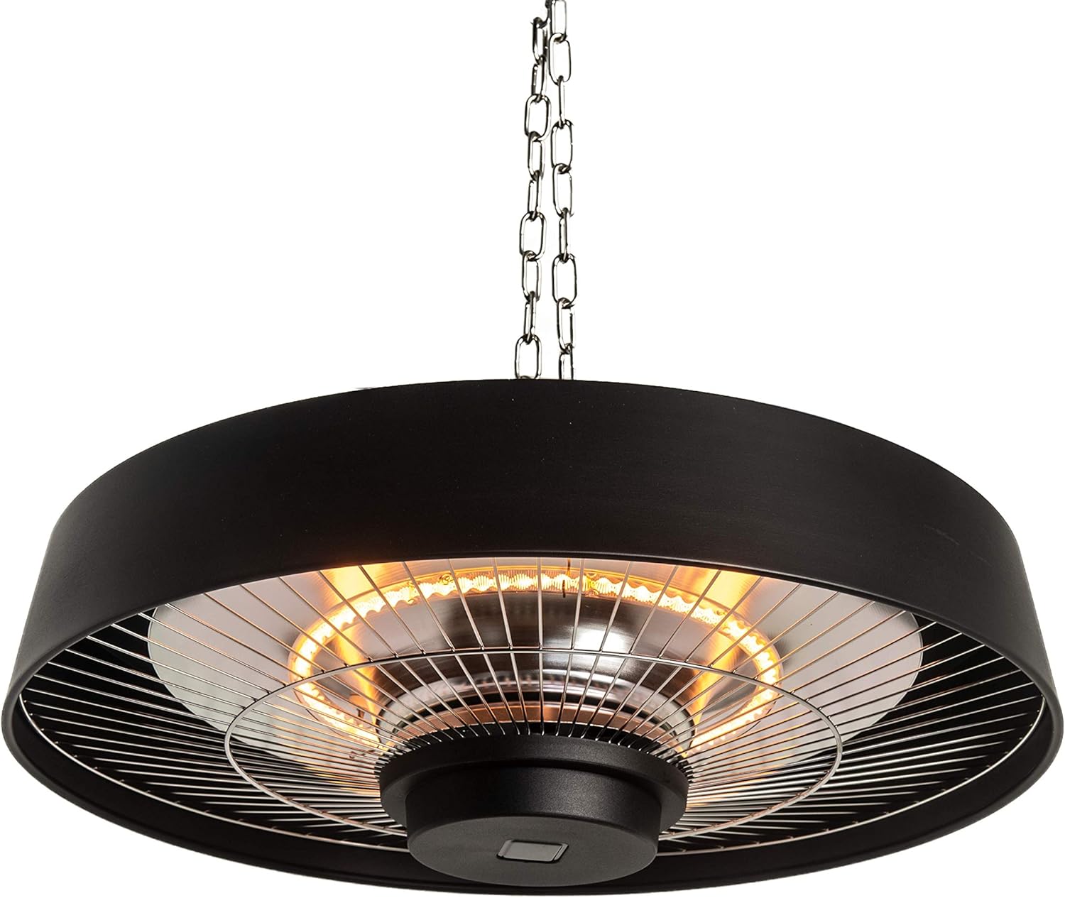 ACTIVA Deckenheizstrahler KATALANA 2000W Elektro Heizpilz Heizstrahler Terrassenstrahler Infrarot Decke Heizgerät Infrarotstrahler Wärmestrahler Terrasse Quarzstrahler mit Fernbedienung