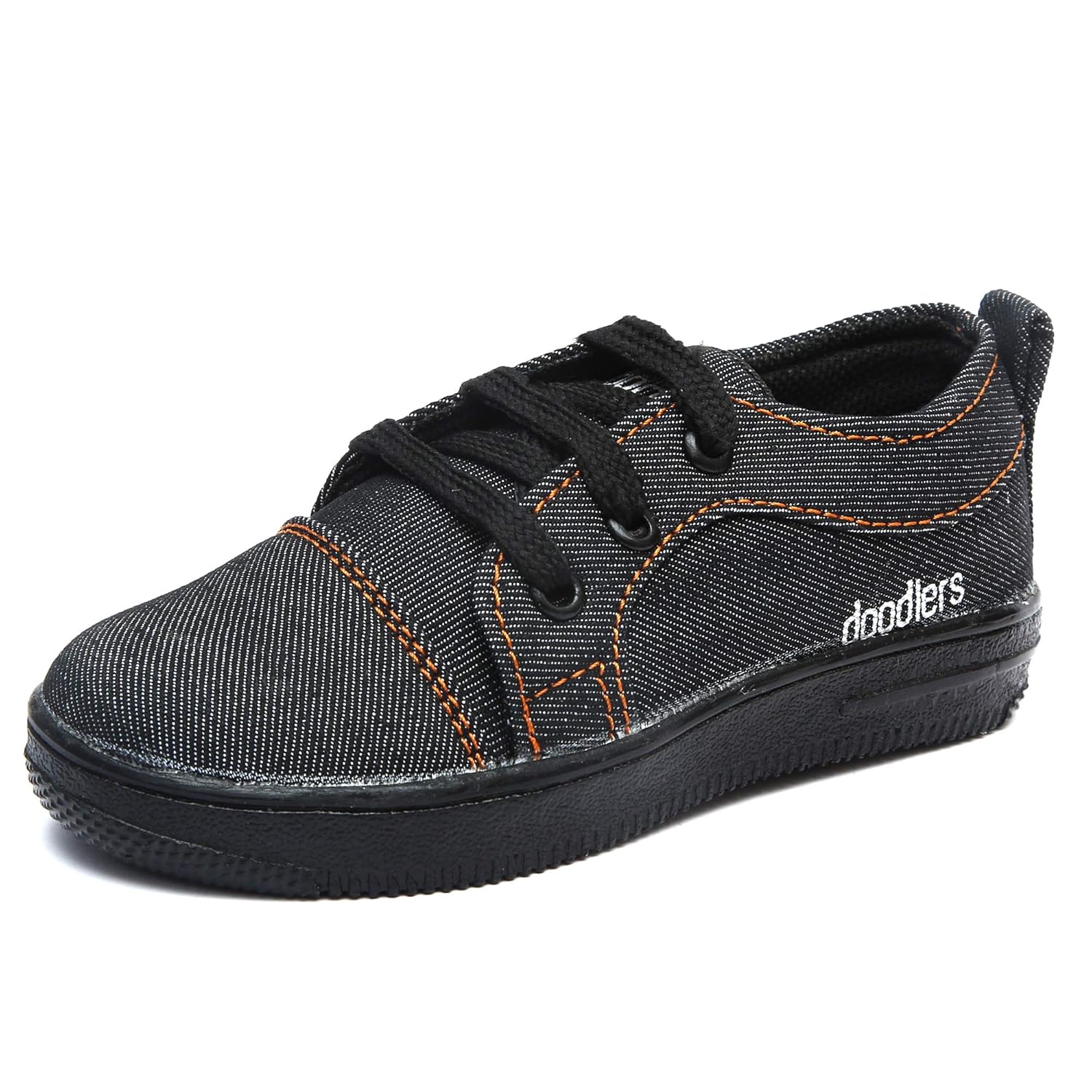boys black canvas shoes