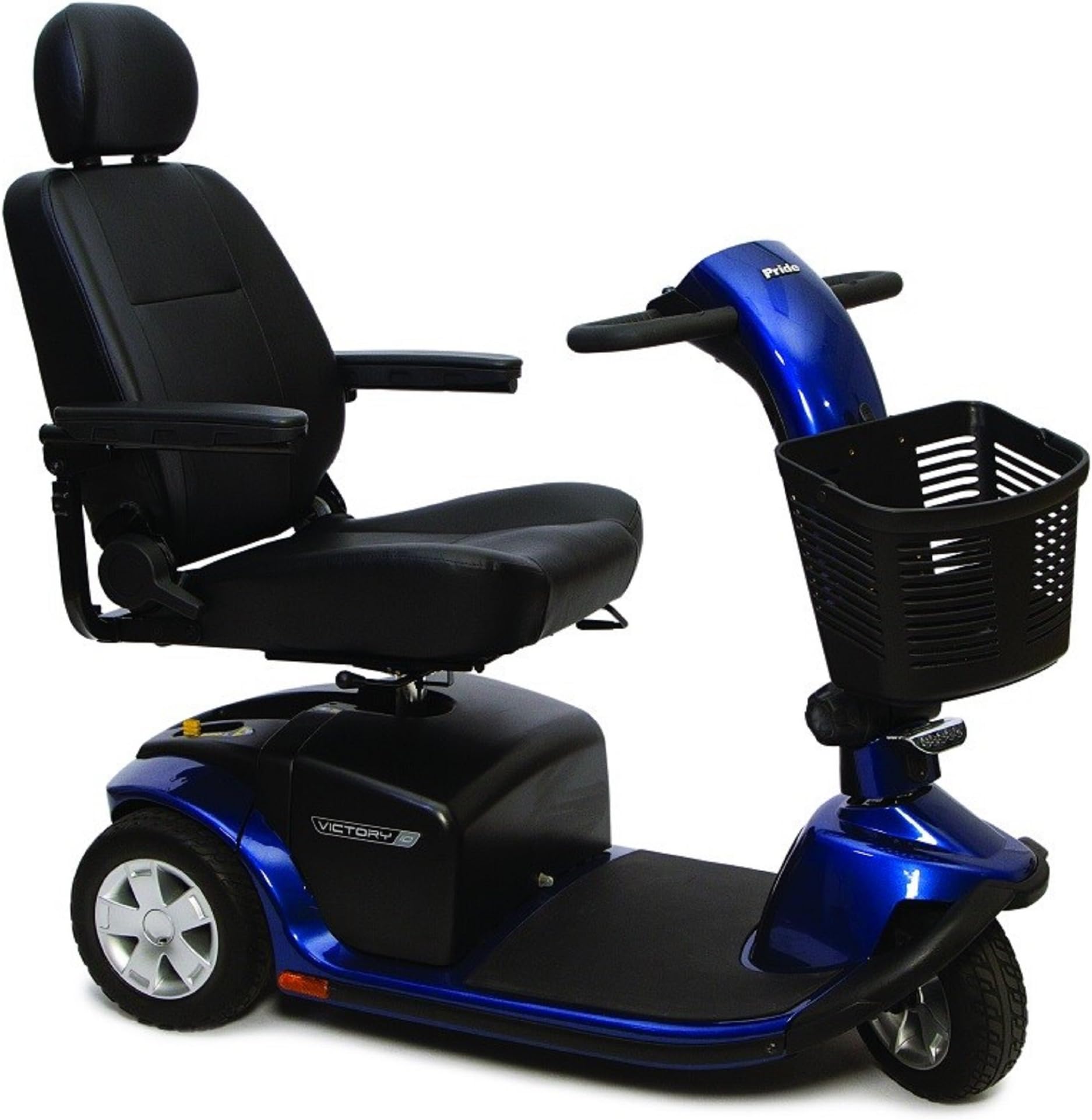 Pride Mobility - Victory 10 - Full-Sized Scooter - 3-Wheel - Viper Blue