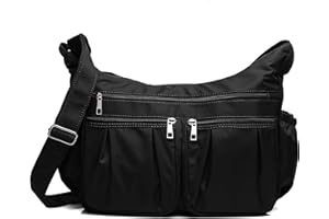 VOLGANIK ROCK Crossbody Purses for Women Shoulder Handbags Lightweight Waterproof Nylon Travel Bag Ladies Pocketbooks