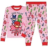 Toddler Girl's Pajamas Cartoon Character Tight Fit Long Sleeve Sleepwear 2 Piece Pajama Set