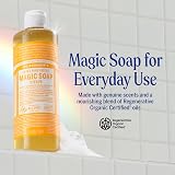 Dr. Bronner's Citrus Orange Pure-Castile Liquid Soap 473ml Recycled Bottle view 2