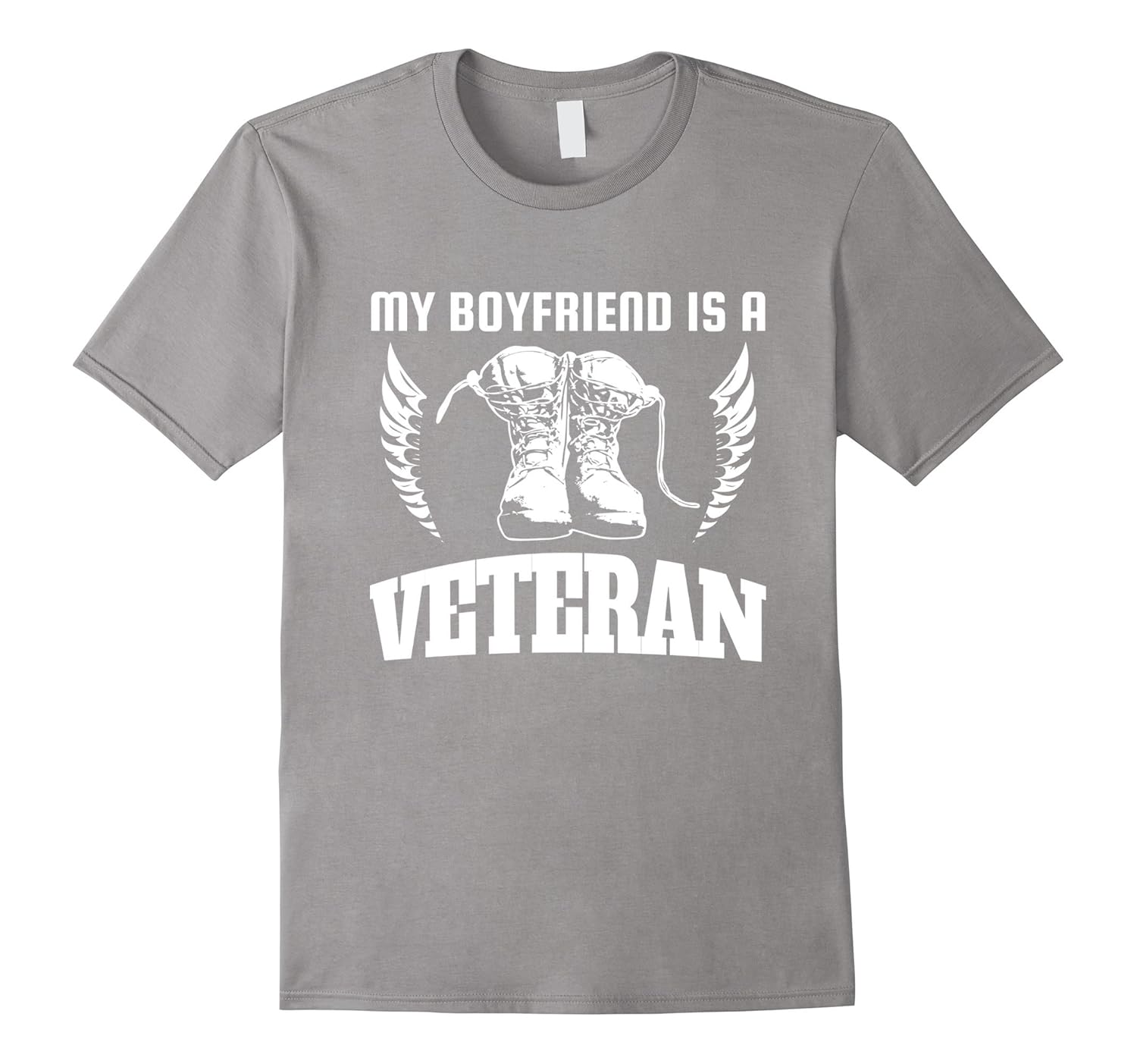 My Boyfriend is a Veteran Tshirt-Rose