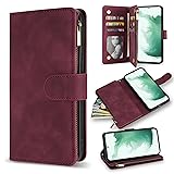 ZZXX for Samsung Galaxy S22 Plus Case Wallet with