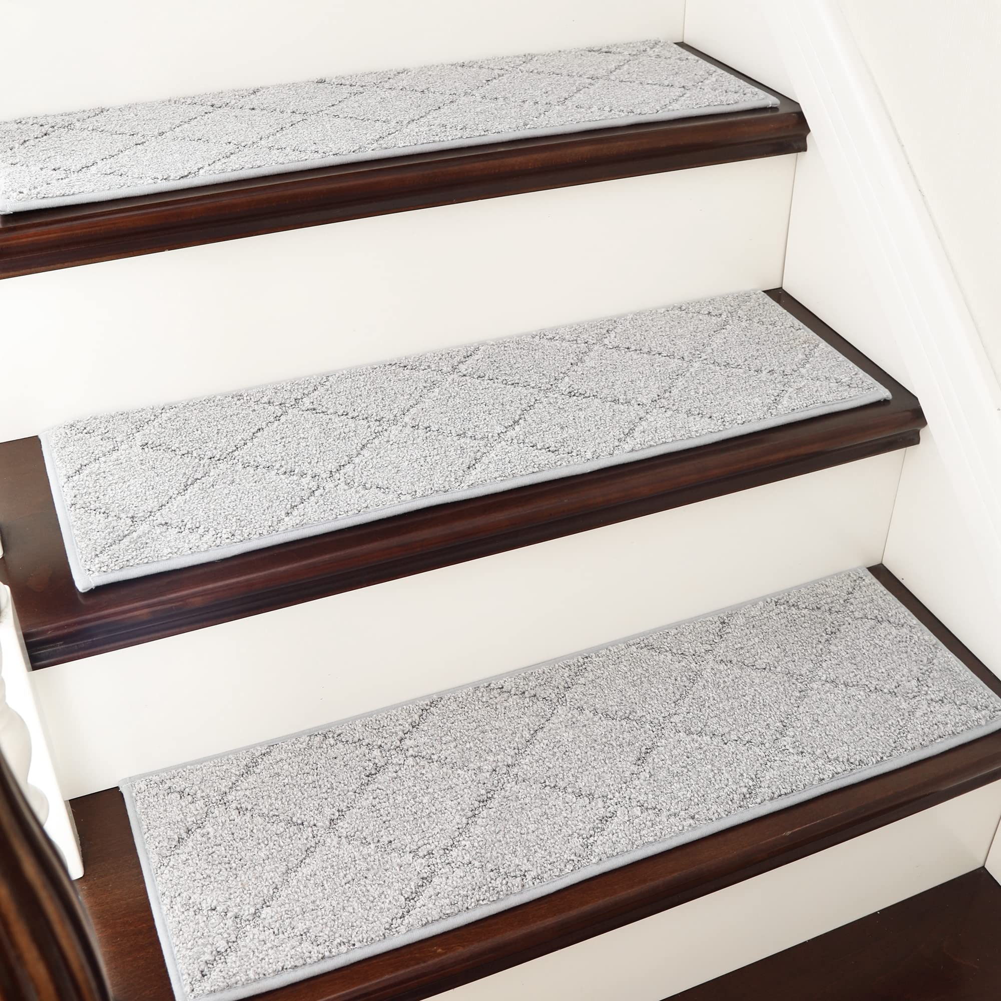 COSY HOMEER Edging Stair Treads Non Slip Carpet Mat 28inX9in Indoor 