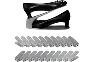 I M HOME LIVING One-Piece Shoe Slot Organizer 20 Pack, Space-Saving Stackers for Closet, Entryway & Shoe Rack | No Assembly Needed
