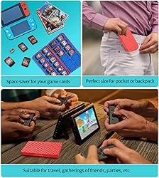 Switch Game Holder Case with 24 Cartridge Slots and