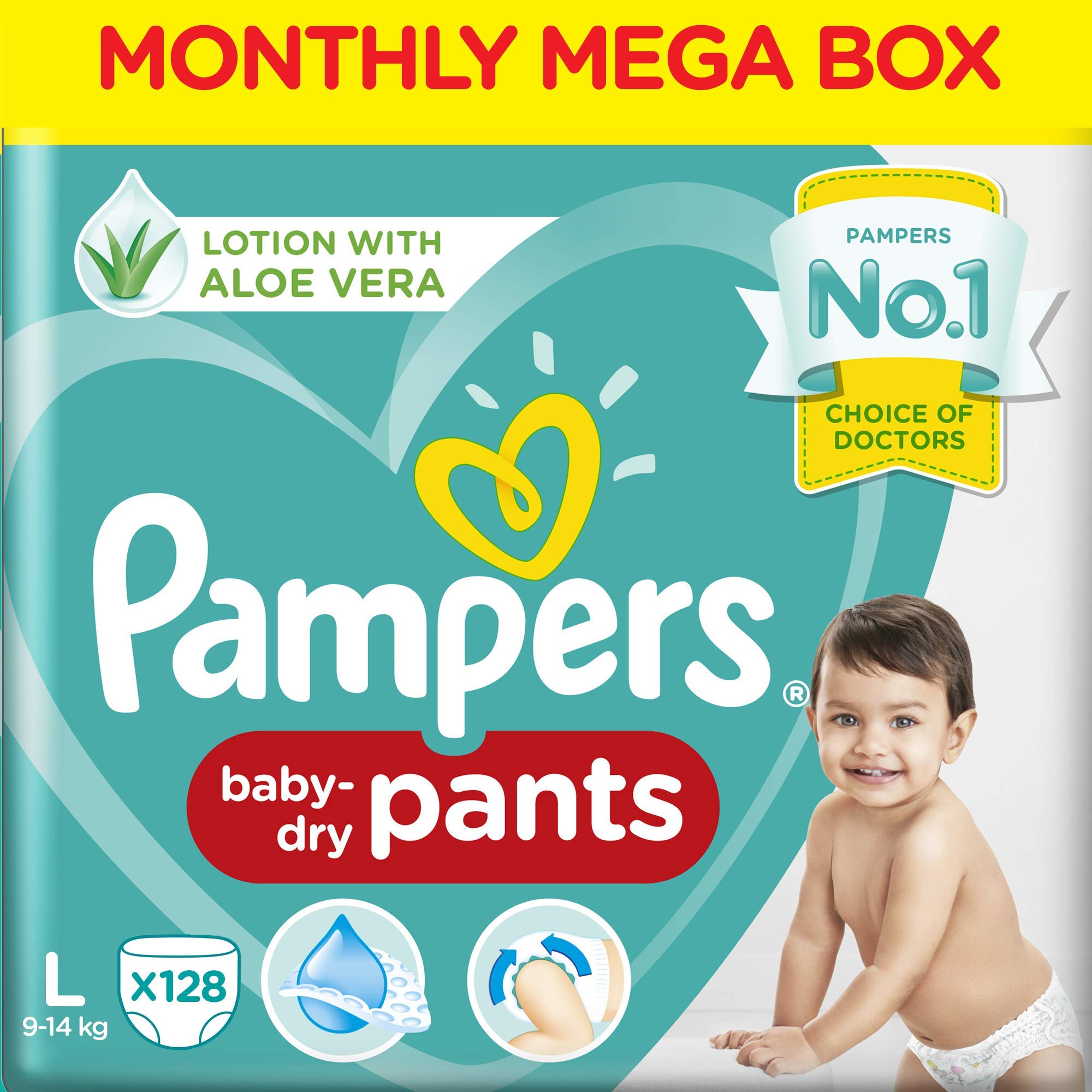 pampers large 128