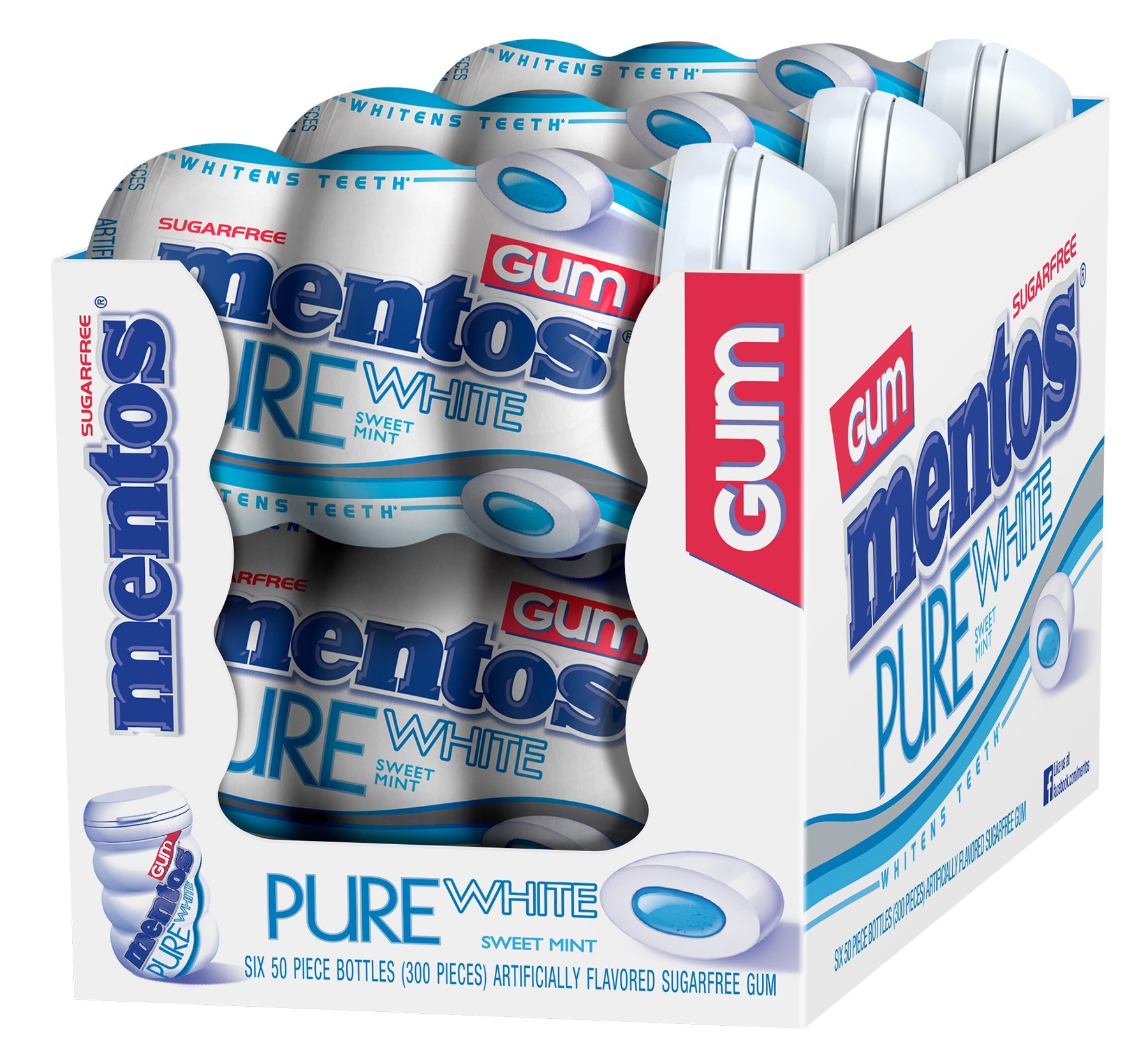 Mentos Pure White SugarFree Chewing Gum with Xylitol, Sweet Mint, Non Meltin... 73390012274 eBay