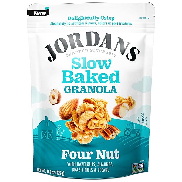 JORDANS SLOW BAKED GRANOLA | FOUR NUT GRANOLA...