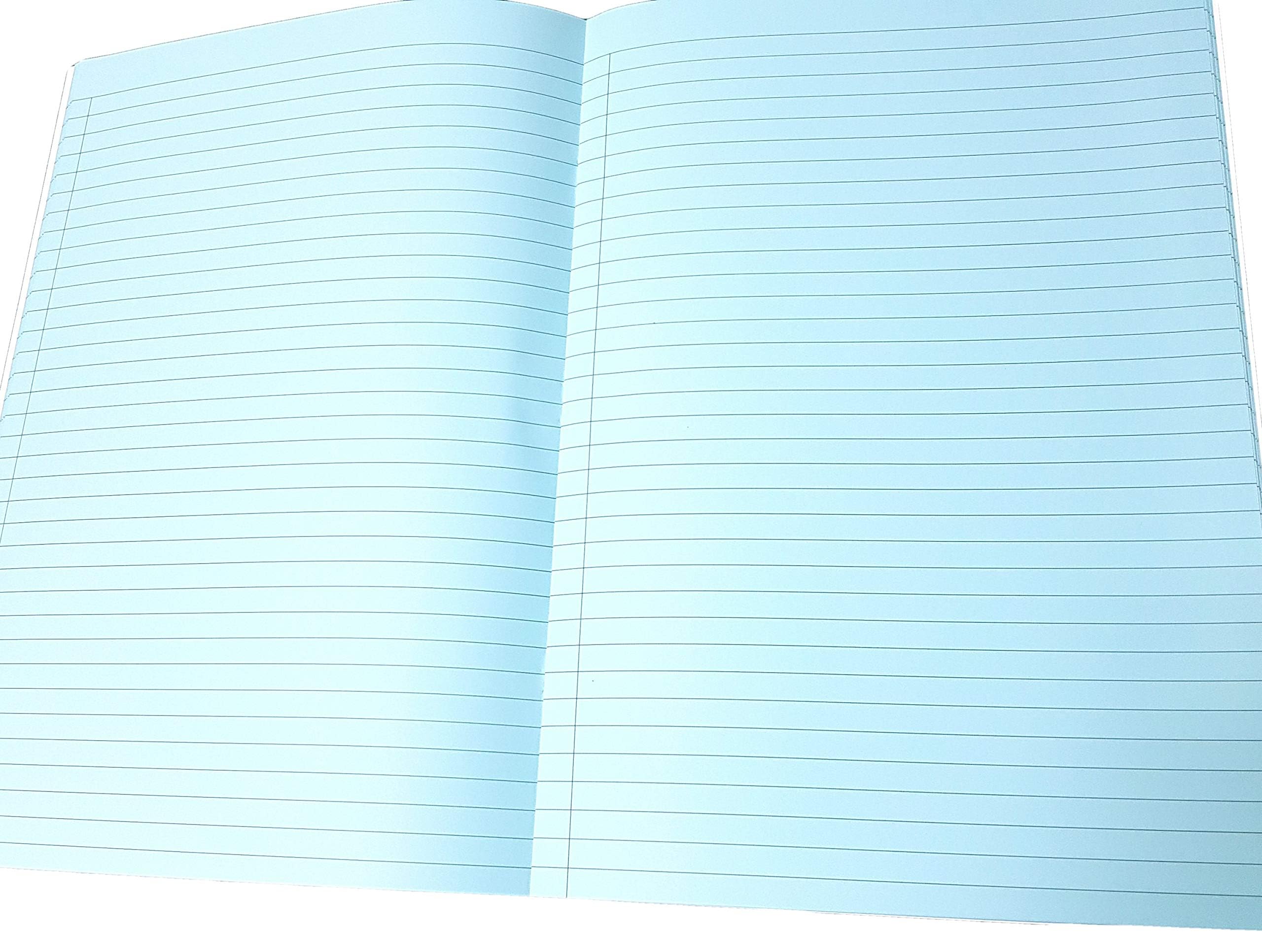 Blue Tinted Paper Exercise Notebooks Dyslexia Irlen Visual Processing Pack 5