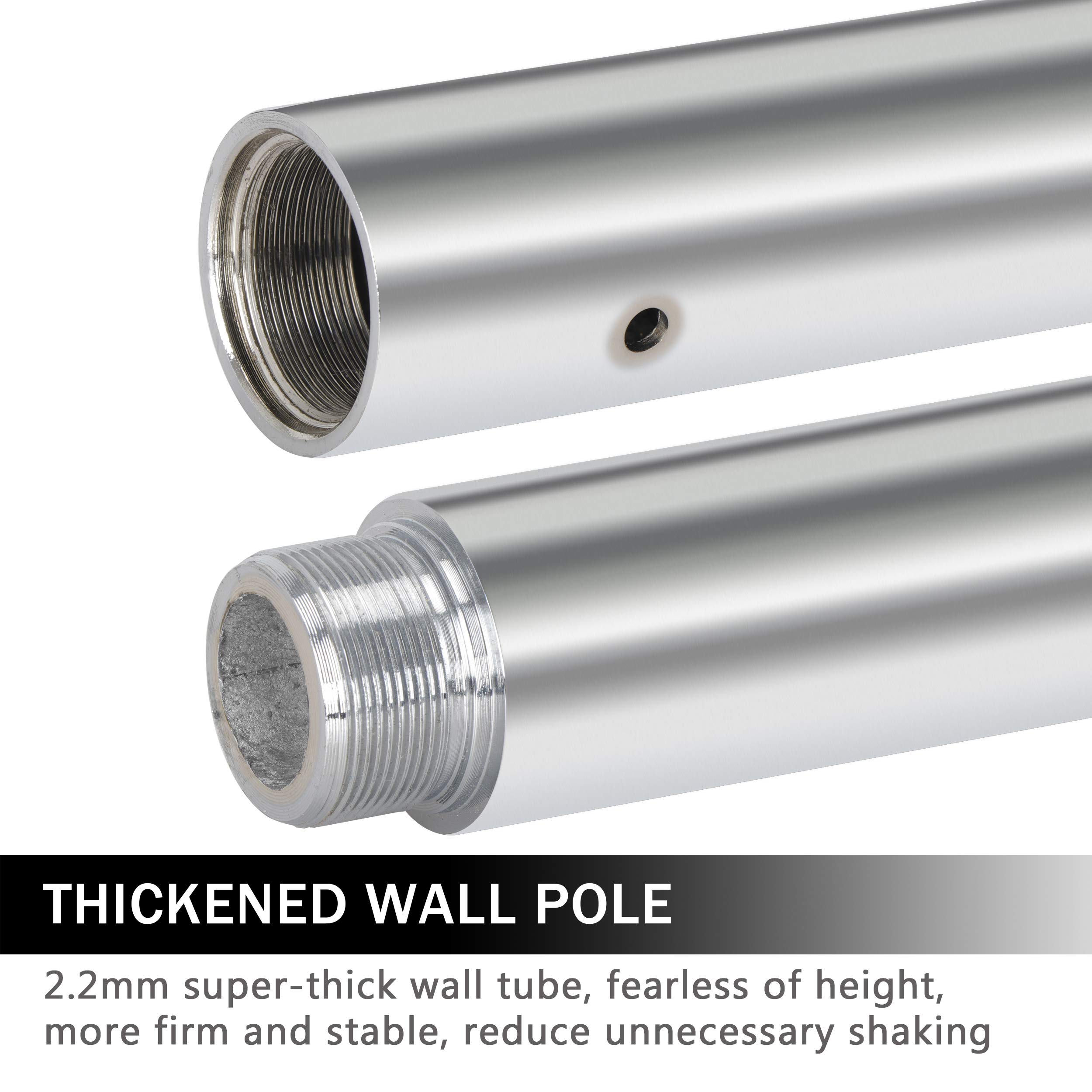 ZENY Removable Dancing Pole Kit Portable Stripper Spinning Dance Pole