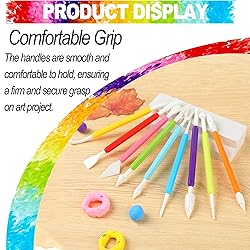 LINPHCEY 9PCS Clay Tools for Kids Air Dry Clay Tool