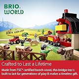 BRIO World Lifting Bridge Wooden Train Set Add On 66.5 x 10.2 x 15.1 cm view 8