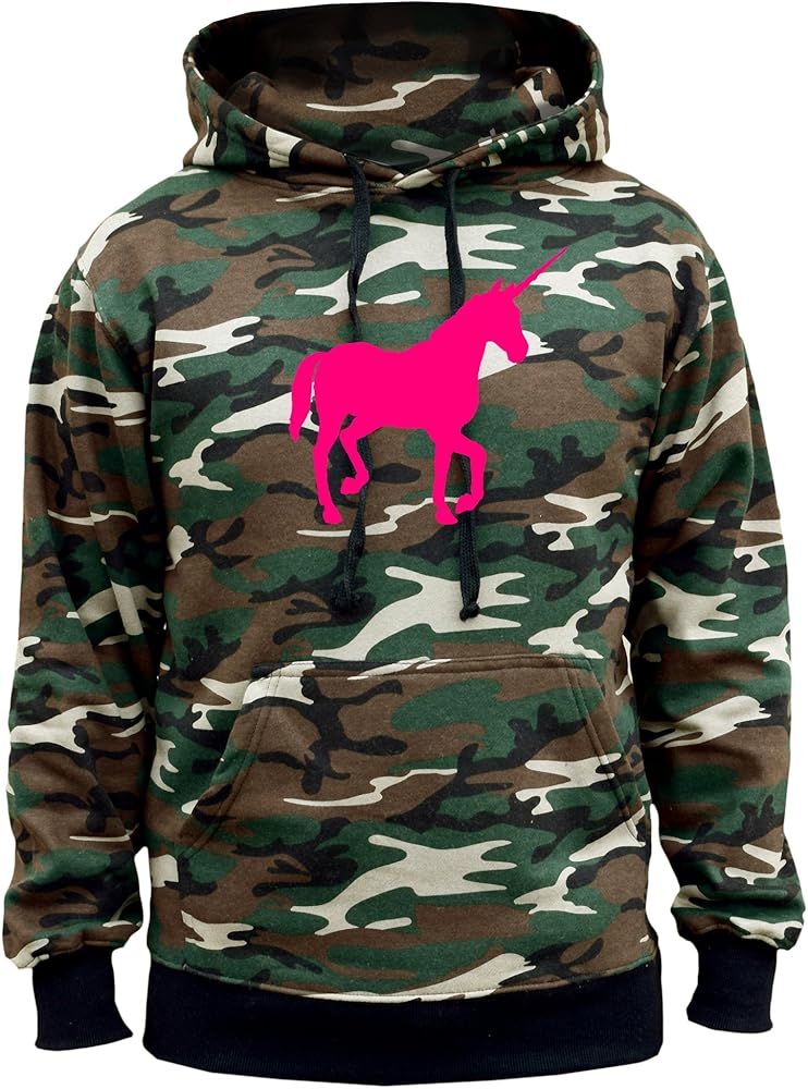 Interstate Apparel Mens Team Pink Breast Cancer Ribbon V395 Black Pullover Hoodie Sweater Black