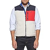 Tommy Hilfiger Men's Contrast Sherpa Stand Collar Jacket