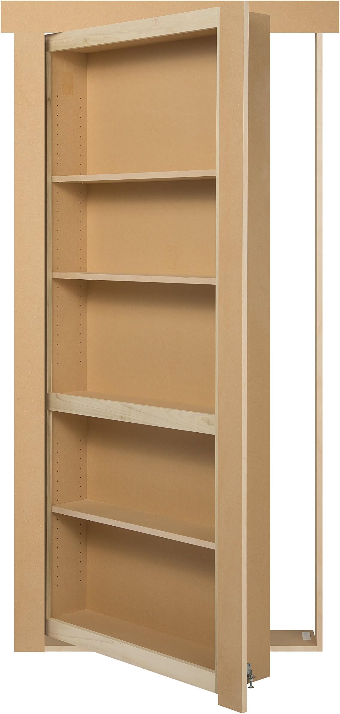Murphy Door Bookcase DIY kit 34" Paint Grade Unpainted