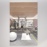 yarnuwa 48X24 1Pack Large Home Gym Mirror, Frameless Tempered Glass Dance Wall Mounted Mirror for Home, Yoga, Dancing, Studio, Living Room