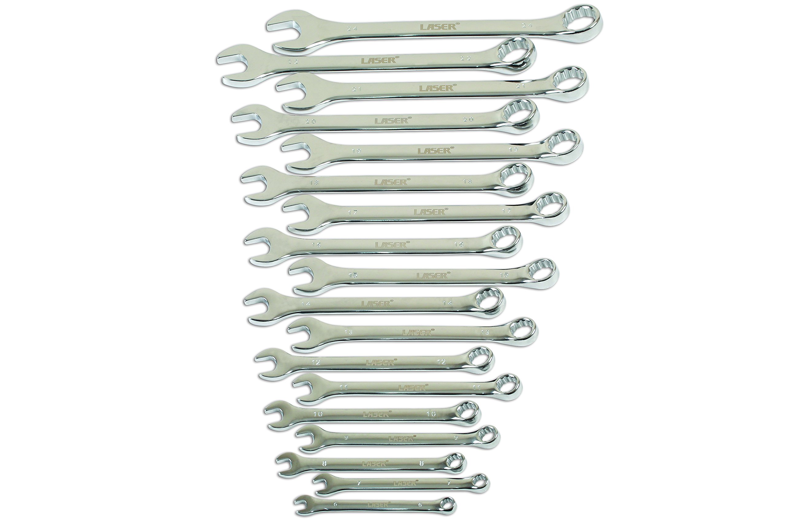 Laser 6758 Combination Spanner Set 18pc