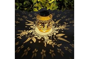 OUDDY MODE Christmas Gifts for Women Mom Grandma, Hummingbird Solar Lanterns Outdoor Waterproof, Metal Hanging Solar Lights Outside Christmas Decorations for Patio Porch Yard Backyard Decor