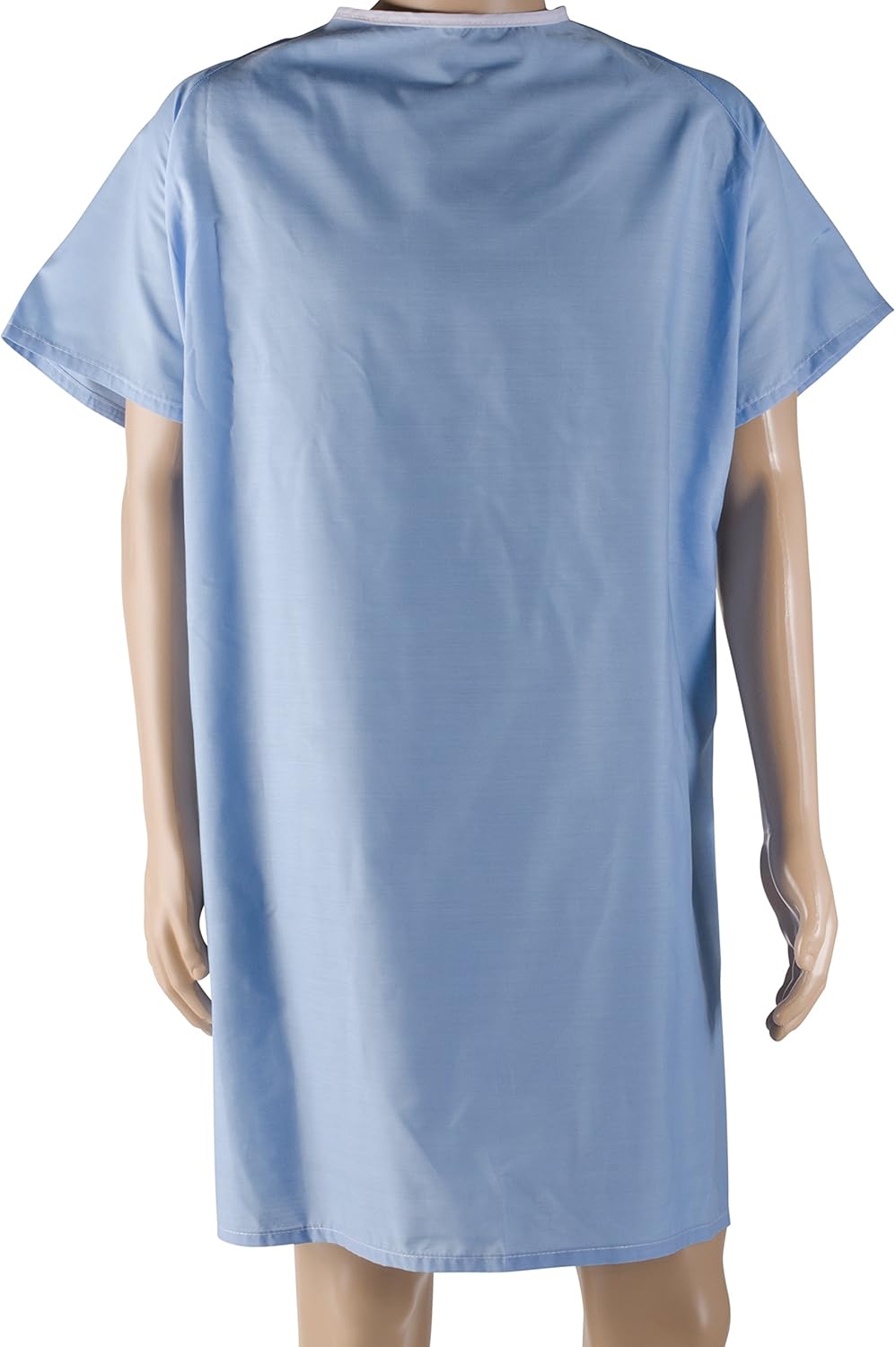 DMI Hospital Gown, Easy Access Patient Gown, Blue Hospital Gown, Blue: Health & Personal Care