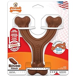 Nylabone Ergonomic Hold Wishbone Power Chew Toy for