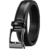 CHAOREN Boys Belt - 1 1/4" Ratchet Kids leather Belt - Perfect Companion to Kids Dress Shoes and Casual Wear