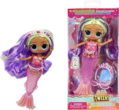 L.O.L. Surprise Tweens Mermaid Cleo Clove Fashion Doll Colour Changing Tail