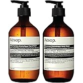 Aesop Aromatique Resurrection & Reverence Hand Wash Set | Liquid Hand Soaps to Gently Cleanse and Exfoliate Skin - Made with 