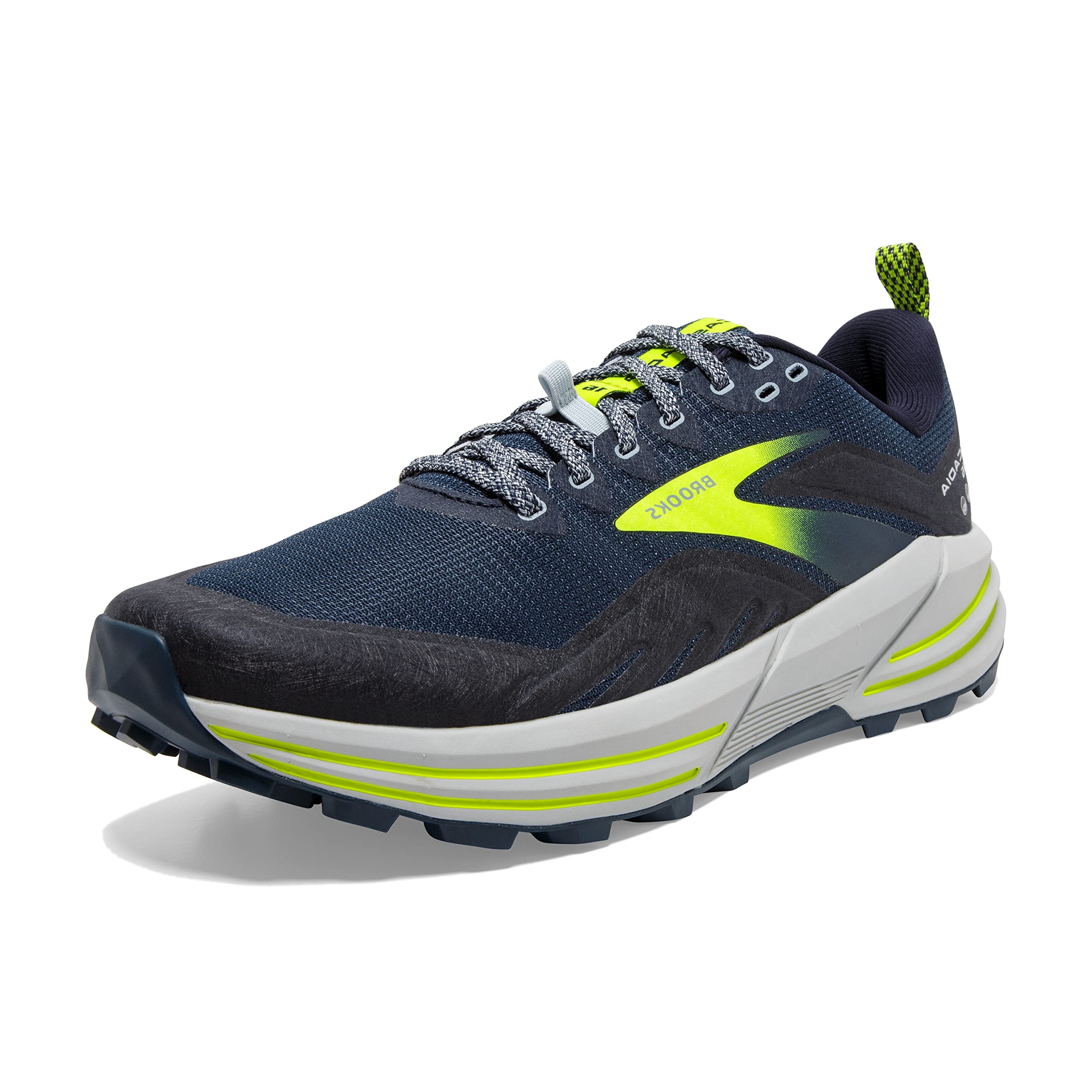 Brooks Cascadia 16 - Zapatillas de trail running para hombre, color Titan/Peacoat/Nightlife, 11,5 mediano