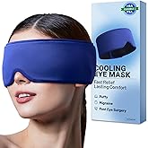 Cooling Eye Mask with Ice Gel. Instant Relief Puffy Eyes Surgery Migraine, Hsa Store Eligible Items Fsa Stay Cold Comfy, Cold Compress Pack for Tired Eyes, Headache Dark Circles Sleep