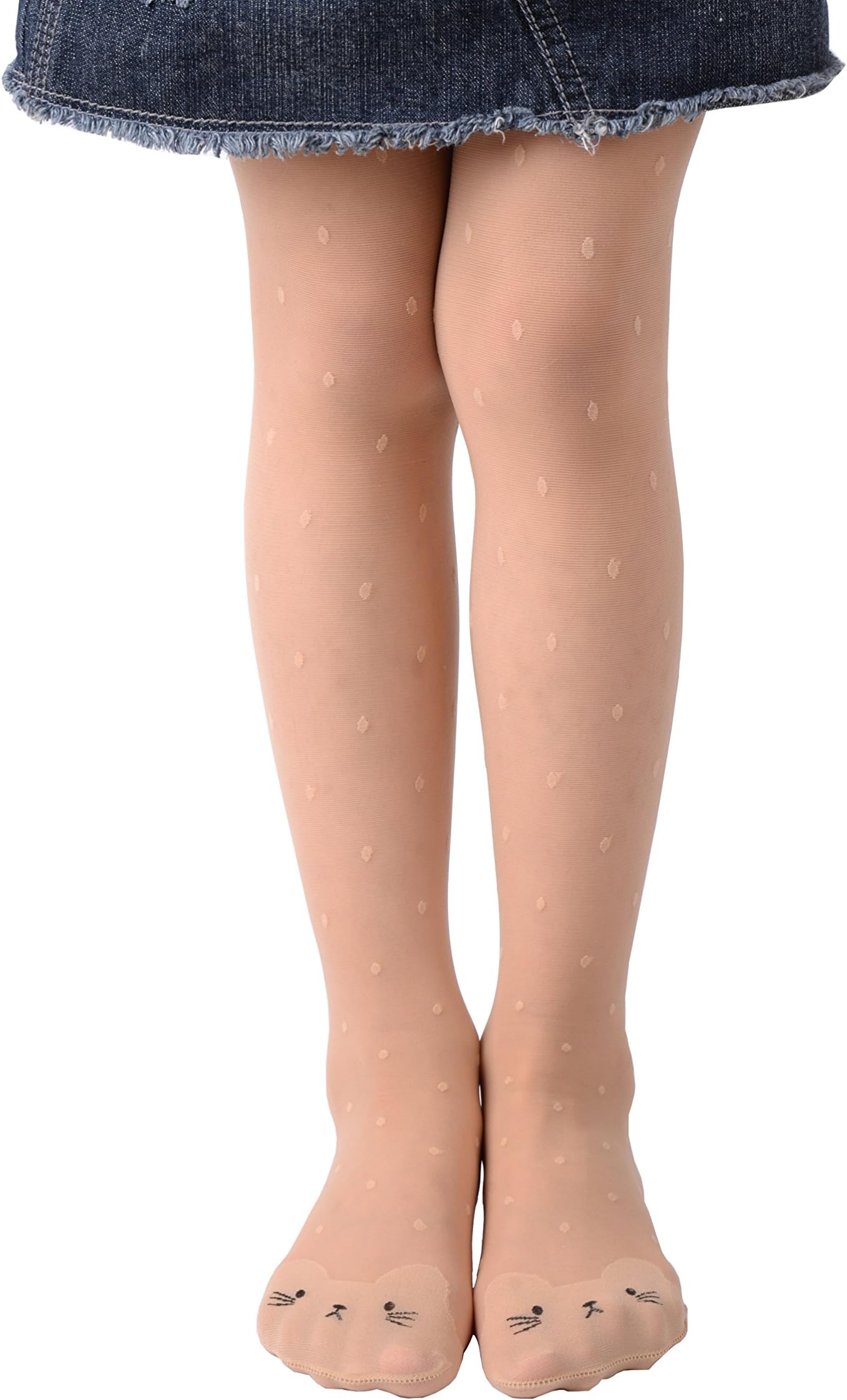 Girls Fashion Design Sheer Tights in 30den, Cute Tights