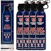 Dry Stop Fire Spray by Prepared Hero - 4 Pack - Portable Fire Extinguisher for Home, Car, Garage, Kitchen - Works on Electric