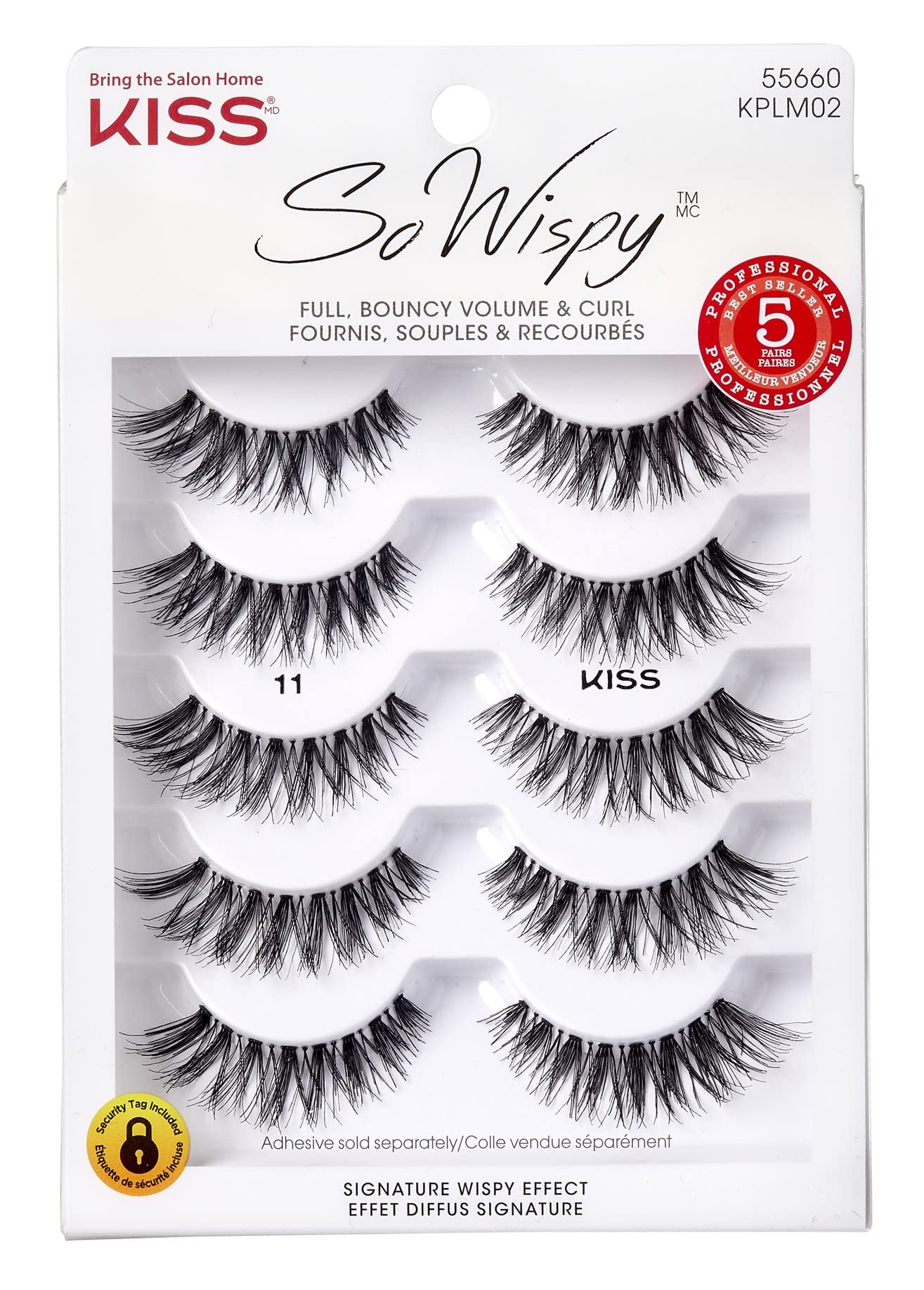 Photo 1 of Kiss So Wispy 11 5 Pairs (Pack of 3)