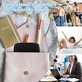 Ouligay Sanitary Towel Holder Period Bag Reusable Storage PU Leather 13cm view 4