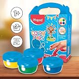 Maped Color'Peps My First Finger Paints 4 x 80g Primary Colours view 6
