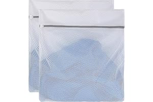 MARMINS 2 XX-Large Honeycomb Delicates Bags for Washing Machine, 24 x 24 Inches lingerie bags for Laundry, Travel Storage Organize Bag for Cotton Clothes,Sheet, Shoes