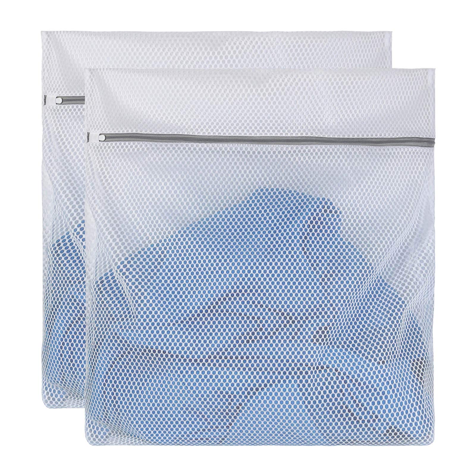 Photo 1 of 2 XX-Large Honeycomb Delicates Bags for Washing Machine, 24 x 24 Inches lingerie bags for Laundry, Travel Storage Organize Bag for Cotton Clothes,Sheet, Shoes