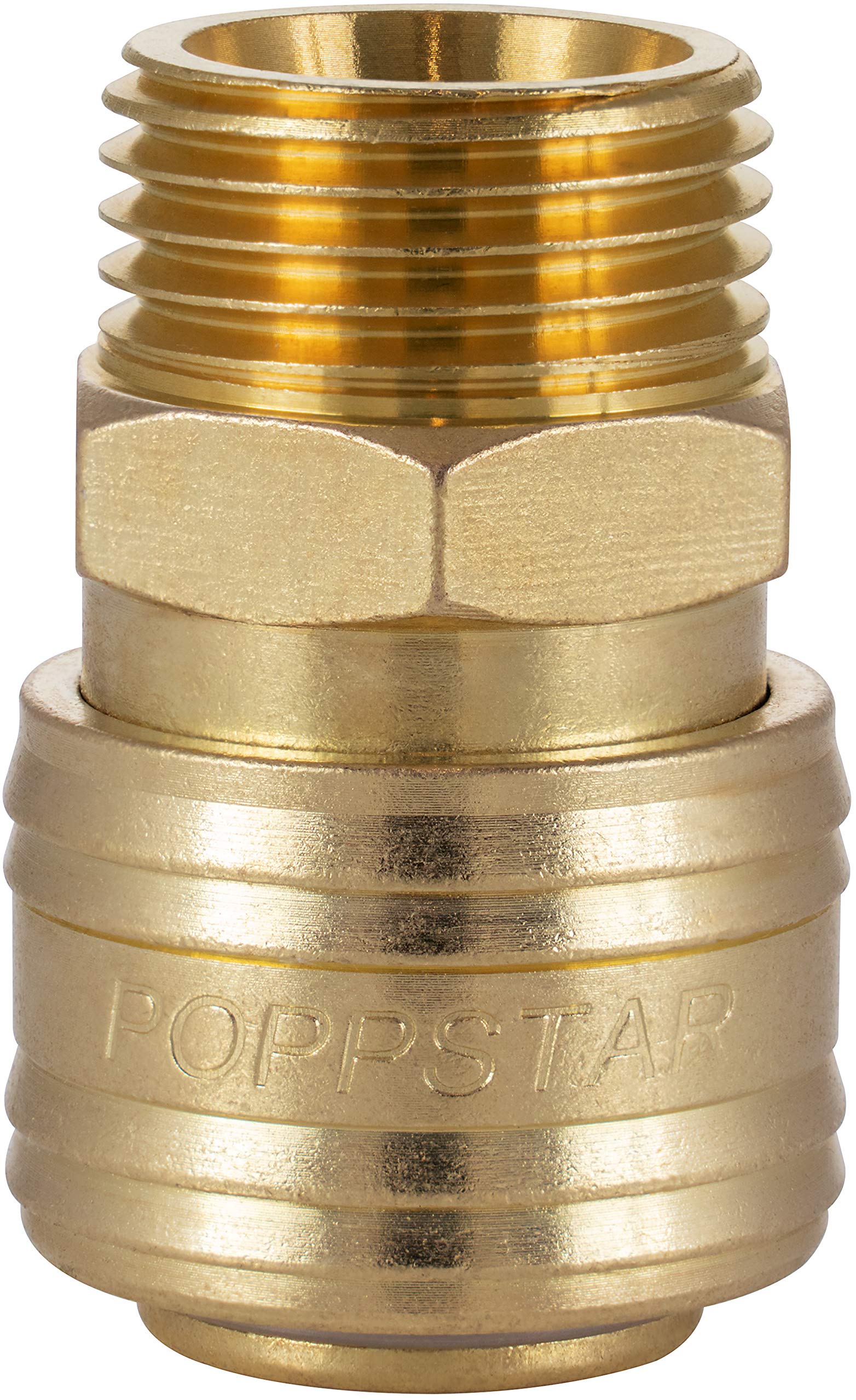 Poppstar Quick Coupling Compressed Air NW 7.2 mm 1/2" External Thread for Compressed Air Fittings