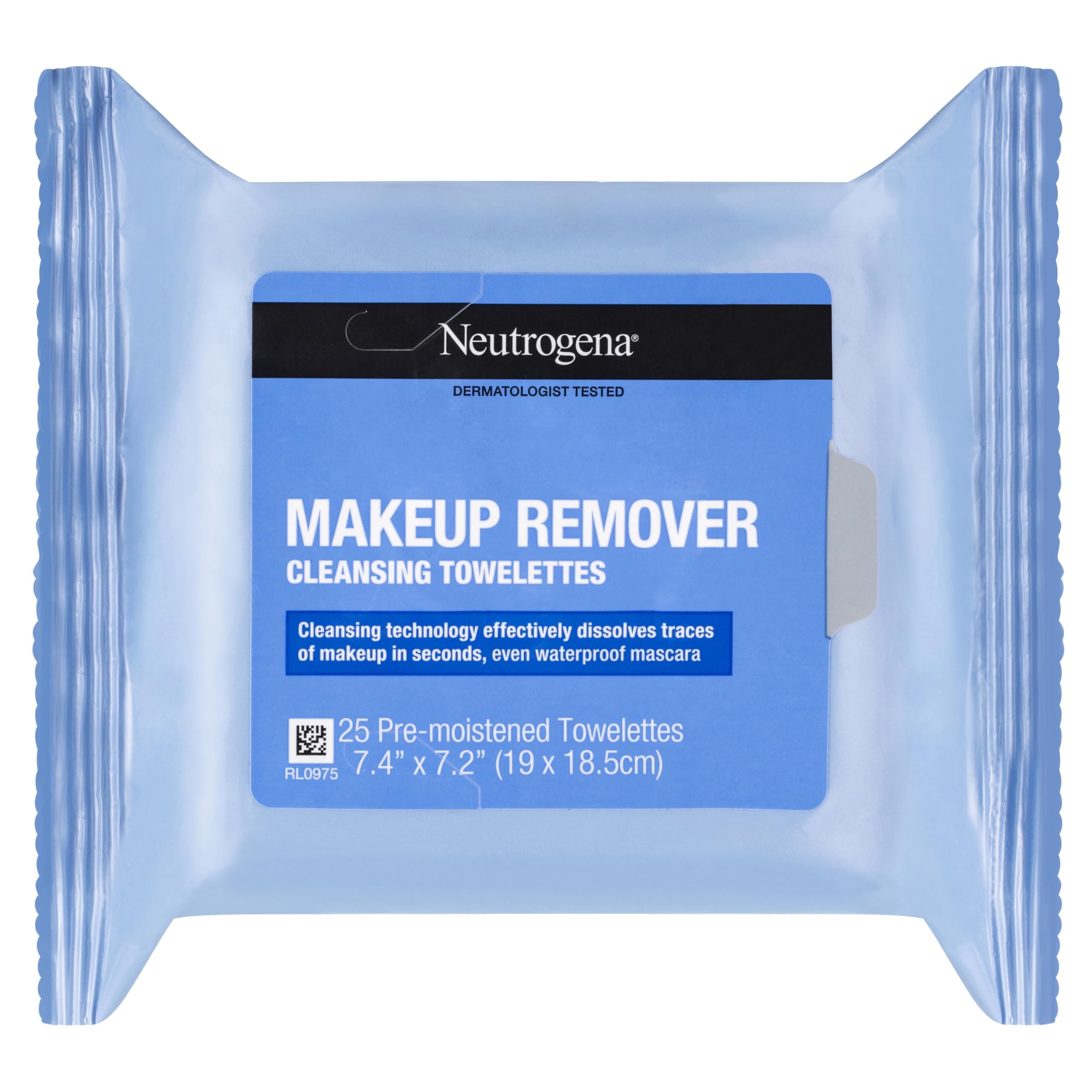 Neutrogena Makeup Remover Cleansing Towelettes Refill Pack, 25 Count